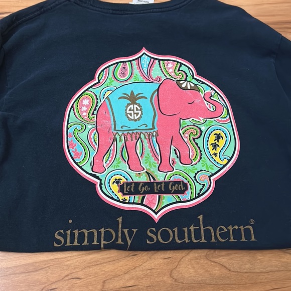 Simply southern long sleeve dark blue - Picture 3 of 4